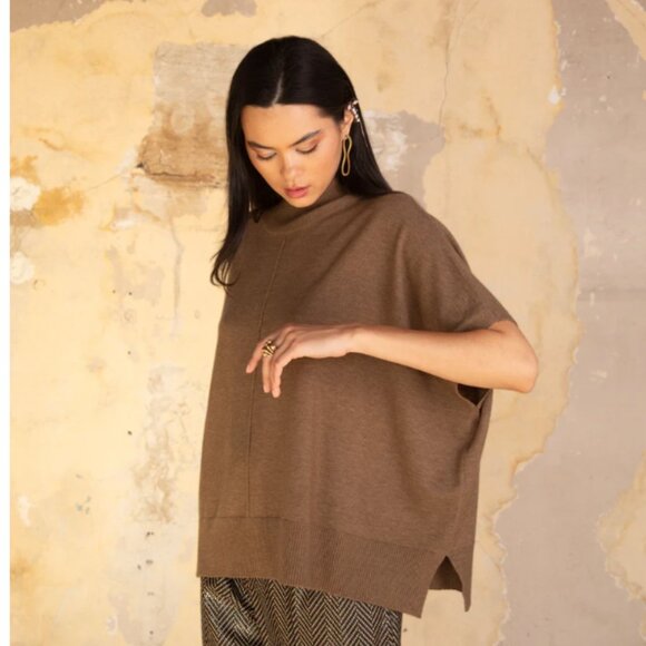 Kerisma Auburn Wool Blend Sweater Shirt - Picture 2 of 7